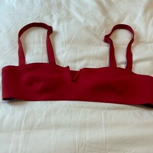 Free People Lily Notched Neck Scuba Bralette